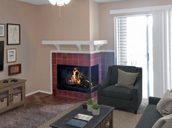 The Village Apartments Fireplace
